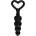 Orion Silicone Anal Beads Black