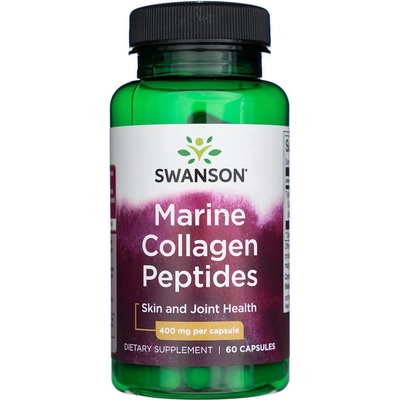 Swanson Marine Collagen Mořský kolagen typu I 400 mg 60 kapsúl