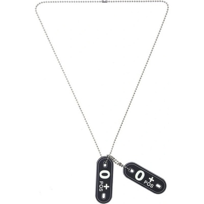 101 INC PVC "psí známky" s krevní skupinou 0+ pozitivní