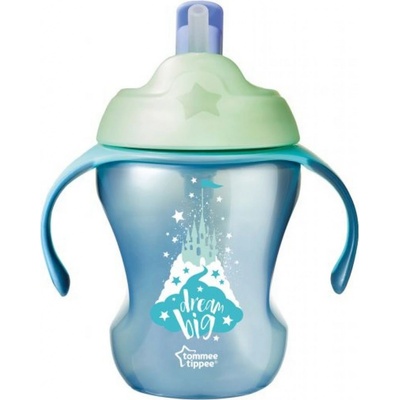 Tomme Tippee netekoucí hrnek s brčkem Explora Easy Drink zelená se zámkem 230 ml