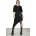 KILLSTAR дамска рокля KILLSTAR - Maple Asymmetric - Черен - KSRA008507