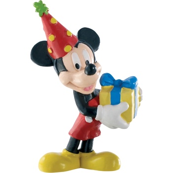 BULLYLAND Фигурка Bullyland - Walt Disney, Мики Маус с подарък (BL15338)
