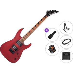 Jackson JS Series Dinky Arch Top JS24 DKAM Caramelized MN Premium SET Red Stain Електрическа китара