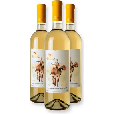 DANIELI WINERY Danieli Winery KISI polosladké biele víno 12% 3 x 0,75 l (holá lahev)