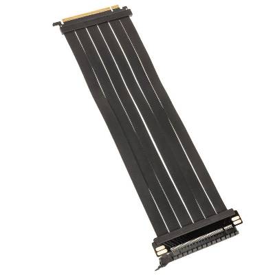 Кабел Kolink PCIe 5.0 Riser Cable, 180 градуса, 300mm - Черен (KOLINK-ACC-ZURC-037)