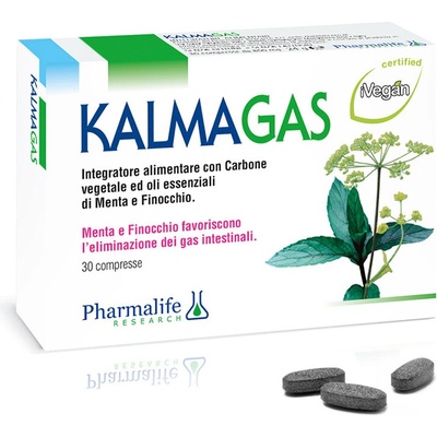 Pharmalife Research Калмагаз (против газове с активен въглен и етерични масла от мента и копър) 30 таблетки | Pharmalife Research (471014 (6223NA) PL)