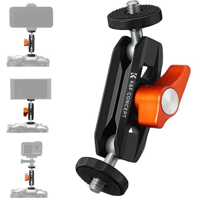 K&F Concept MS48 magic arm s dvojitou kulovou hlavou – Hledejceny.cz