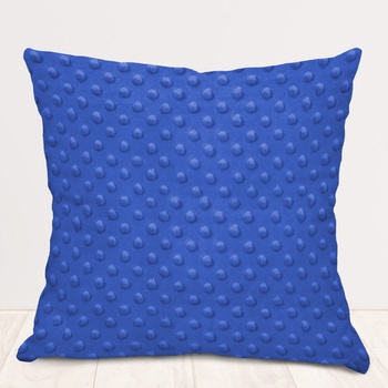 Biante Minky 3D bodky MKP-001 Modrá 50 x 70 cm