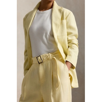 Ralph Lauren широк панталон дамски от лен (211A12955)