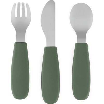 PETITE&MARS Sada příborů s nerezové oceli Take&Match Misty Green 12m+