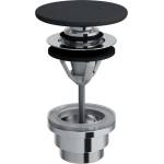 Laufen - Затварящ се изпускателен клапан, „Click-clack, черен H8981920200001 (H8981920200001)