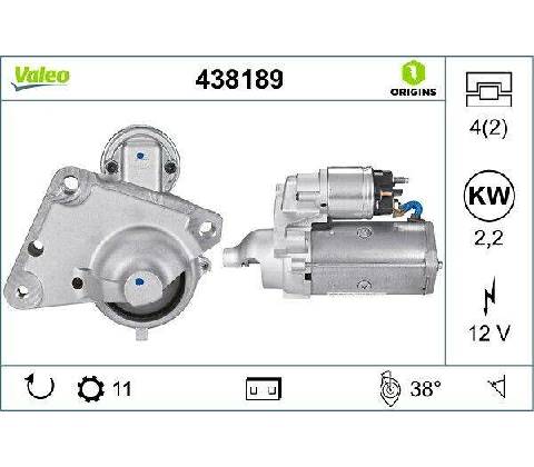 Startér VALEO 438189