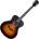 Arrow Gold A Tobacco Burst Джъмбо китара