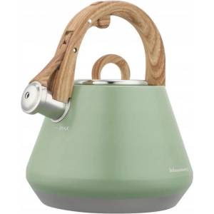 Klausberg Свирещ чайник Klausberg KB 9062, 2.5 л, Неръждаема стомана, Ненагряваща се дръжка, Индукция, Зелен (KB 9062)