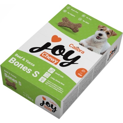 Calibra Joy Dog Chewy Beef & Yucca Bones S 1000 g