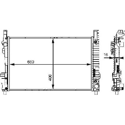 Chladič, chlazení motoru MAHLE CR 661 000S (CR661000S)