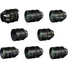 DZO Optics DZOFilm Vespid Prime 8-Lens Kit - PL Mount (16/25/35/50/75/90/100/125mm) Feet