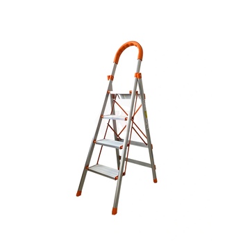 ТУНДЖА Стълба алуминиева домакинска двураменна тип d 4 стъпала 1.46м ТУНДЖА (9700648)