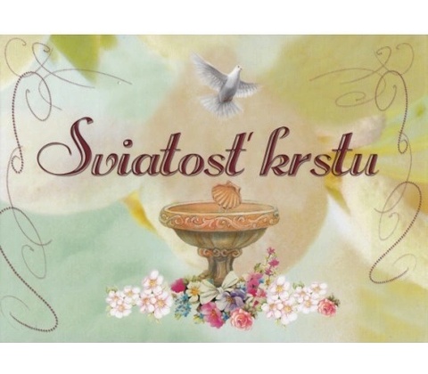 Sviatosť krstu