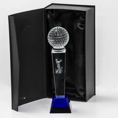 Crystal Golf Ball Trophy golfová trofej