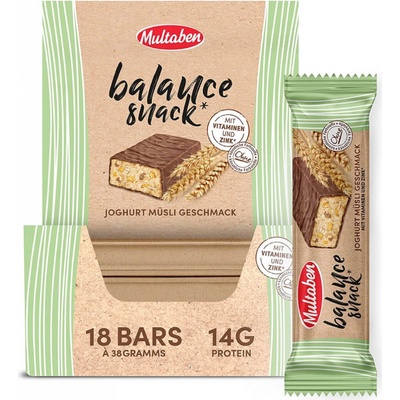 Multaben Balance Snack Bar 18 x 38 g