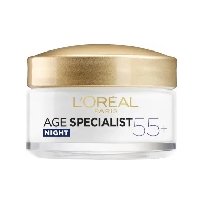 L'Oréal Age Specialist 55+ нощен крем против бръчки 50 мл