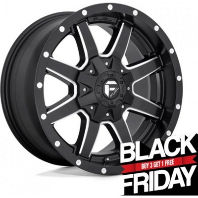 Fuel D538 MAVERICK 9x18 5x114,3 ET-12 matte black milled