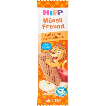 HiPP BIO müsli tyčinka jablko broskev 20 g