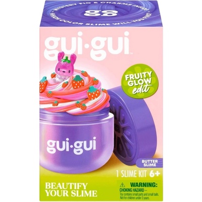 Moose Toys GUI GUI Fruity Glow Edit Jahodový Butter Slime s figúrkou 6+