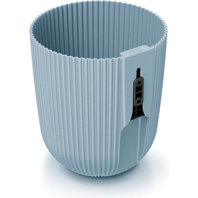 PROSPERPLAST Kvetináč MILLY WALL 14,6cm šedá