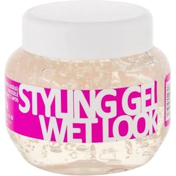 Kallos Cosmetics Styling Gel Wet Look силен фиксиращ гел за коса с мокър ефект 275 ml за жени