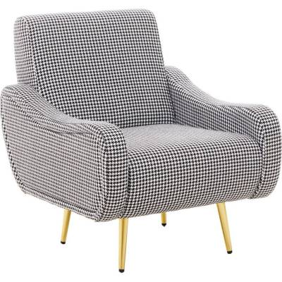 Premier Housewares Черно-бял кресло Holli - Premier Housewares (5528187)