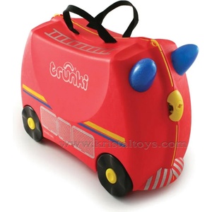 Trunki - Детски куфар 3 в 1 Ride-on DELUXE Fire Engine Limited