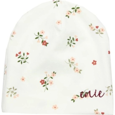 Enie baby dětská čepice Flowers Creme