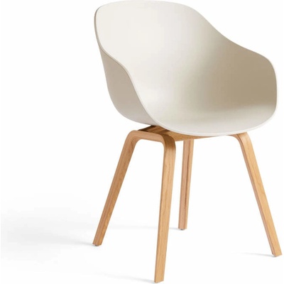 Hay AAC 222 Lacquered Oak Veneer / Melange cream