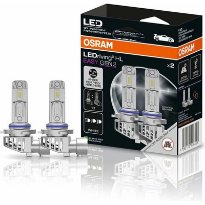 OSRAM žiarovka LEDriving HL EASY GEN 2, HB3/HIR1/H10/HB4/HIR2, 6500 K, 2 ks ORZ0038