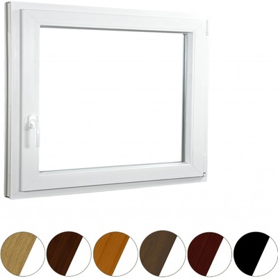 ALUPLAST Plastové okno jednokřídlo bílé 100x70