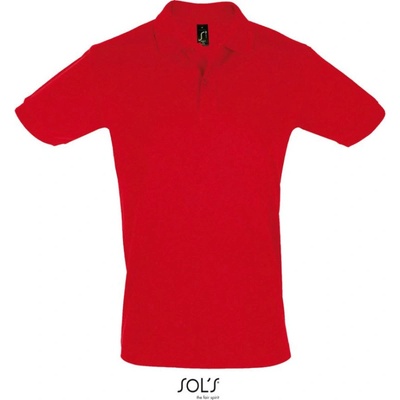 Sol´s Collection polokošile Perfect Men krátký rukáv pánská Cot-25113400400 červená
