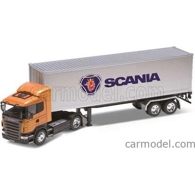 Welly Scania R730 V8 ťahač Cassonato 2011 oranžová strieborná 1:32