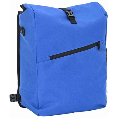 vidaXL Чанта за велосипед Синьо 33 x 16 x 60 см Полиестер (42008088)