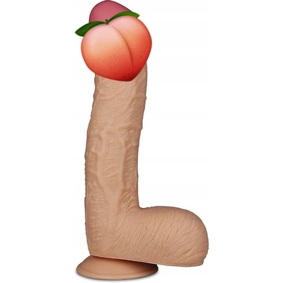 Lovetoy Dildo vaginálne 26,7 cm telovej farby