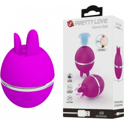 Pretty Love Gemini Ball Round Silicone Vibrator