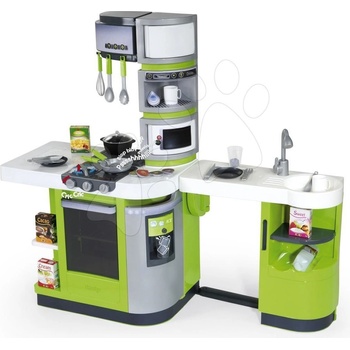Smoby Kuchynka CookMaster Verte elektronická so zvukmi a 33 doplnkami zeleno-šedá