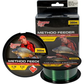 Benzar Mix Method Feeder Mono tmavozelený 600 m - 0,22 mm