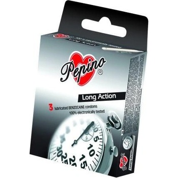 Pepino Long Action - презервативи с буфери (3 бр. )