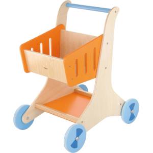 Viga Toys Дървена проходилка Viga - Пазарска количка (50672) - baby Проходилка
