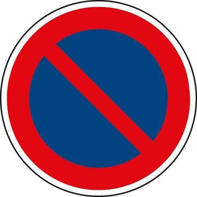 Dopravní značka Zákaz stání (B29)