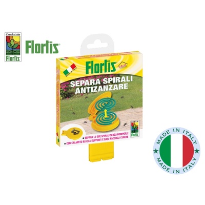 Flortis - Италия Кутия-Стойка за разделяне на спирали, прогонващи комари - flortis - 1 бр (1334300-10)