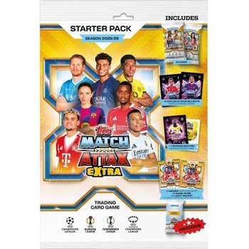 Topps Match Attax Extra 2025/26 Стартов пакет