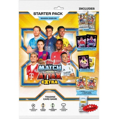 Topps Match Attax Extra 2025/26 Стартов пакет